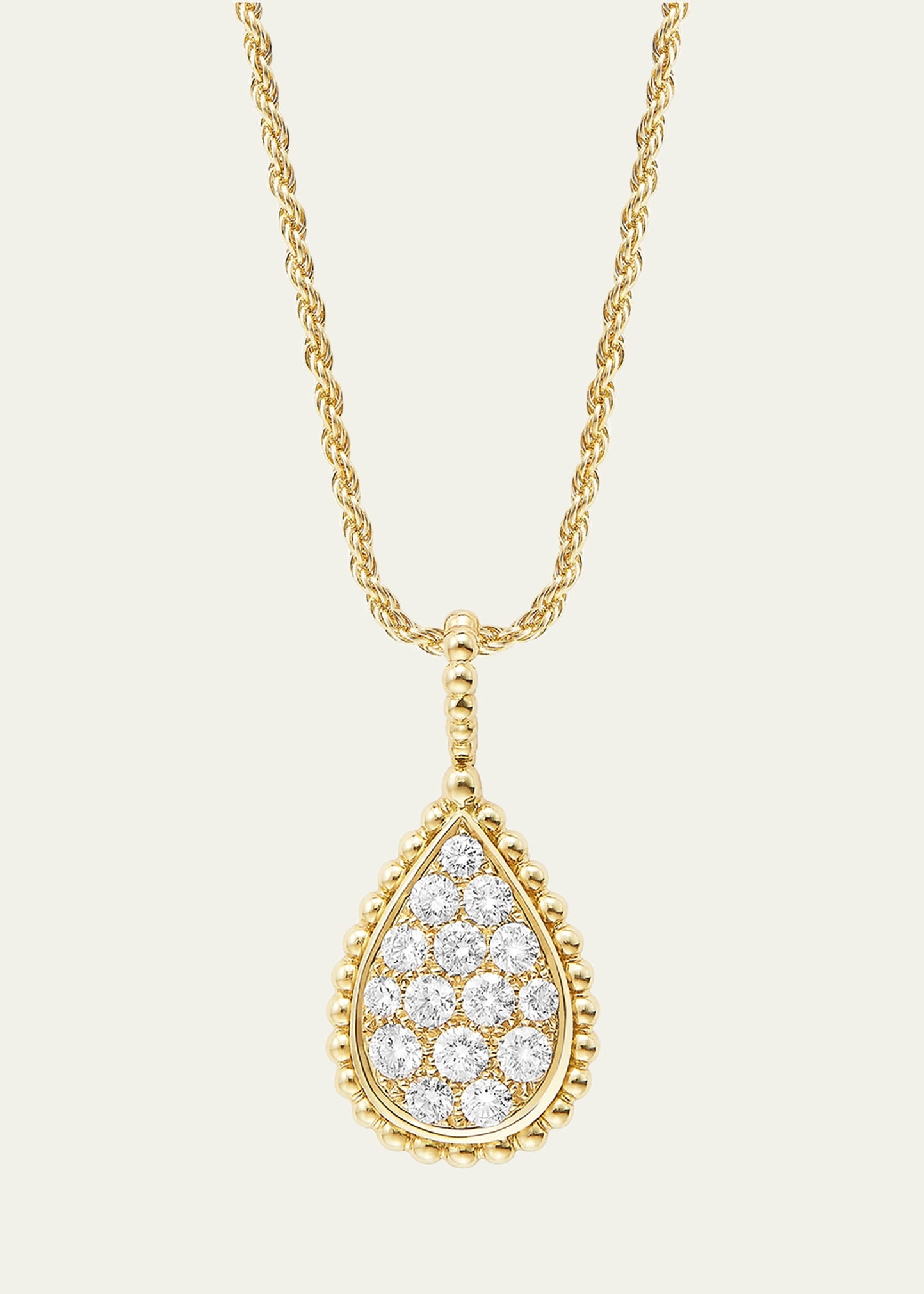 Serpent Boheme Medium Motif Diamond Pendant Necklace - 1