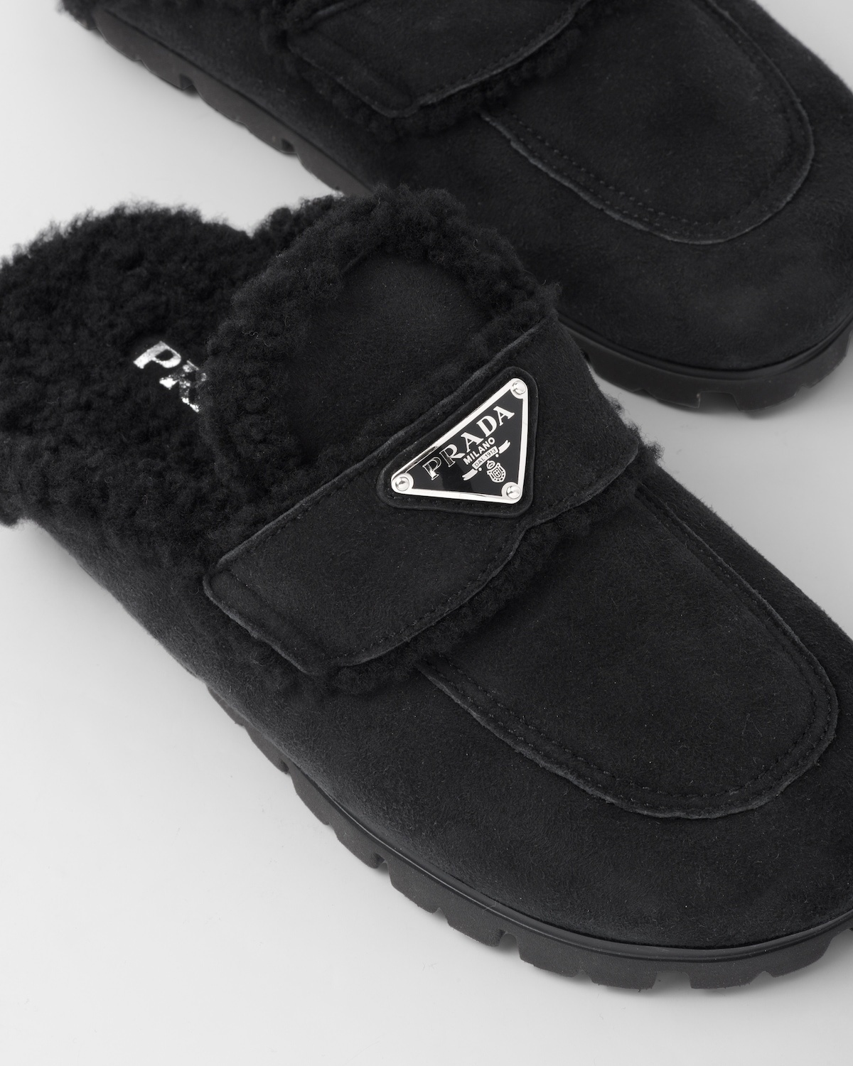 Shearling slippers - 6