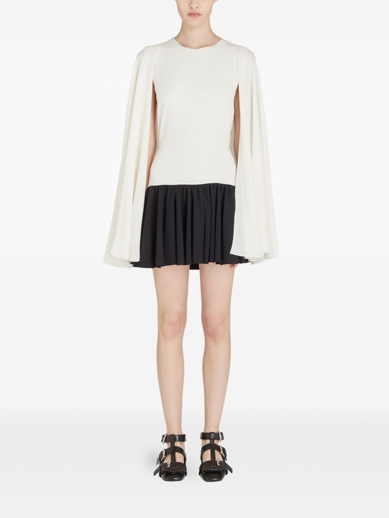 GIAMBATTISTA VALLI cape short dress outlook
