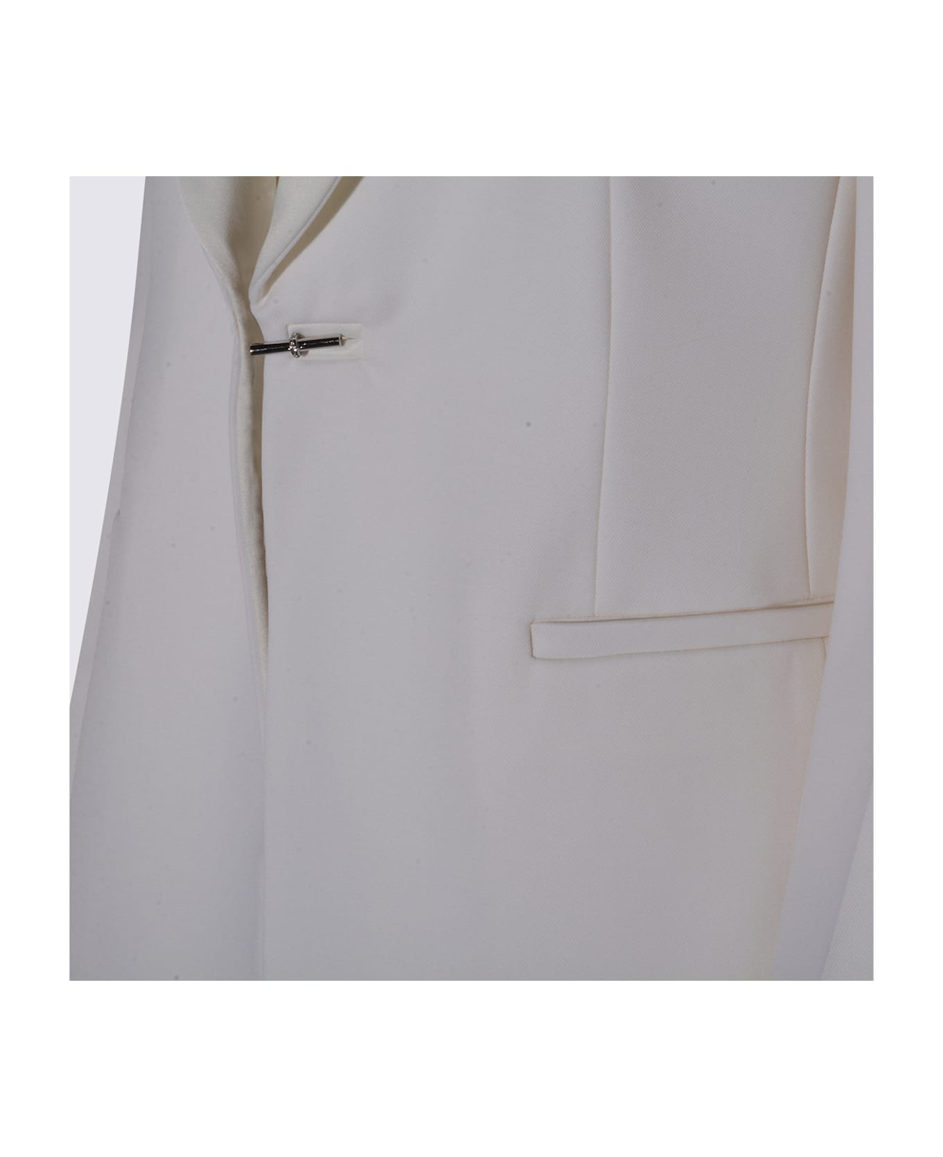 White Giselle Blazer - 3