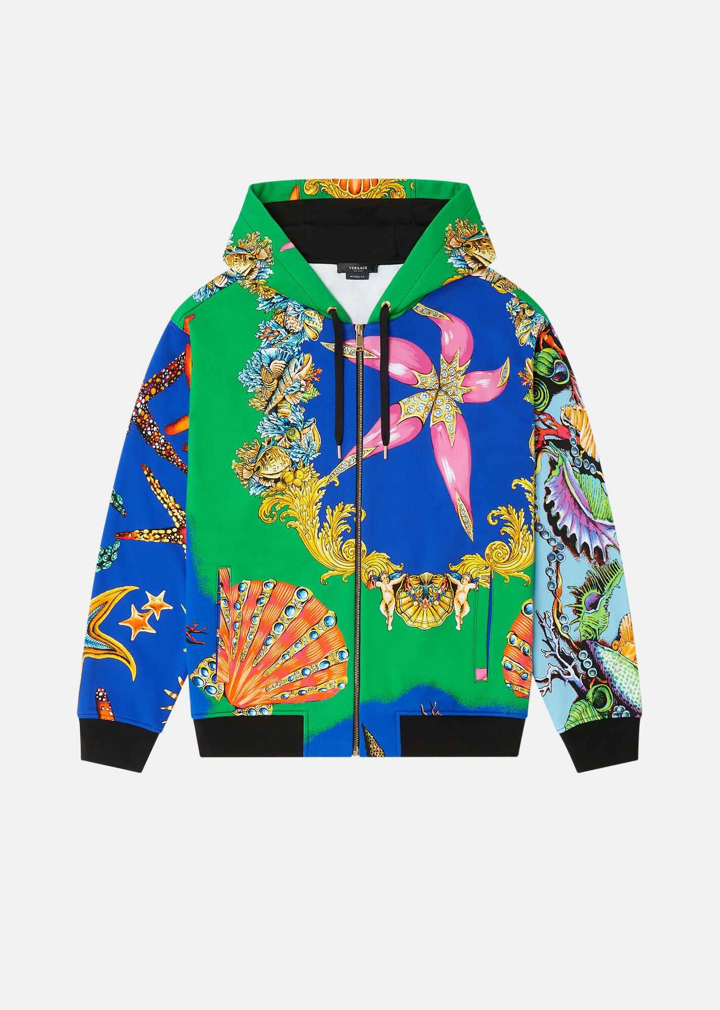 Trésor de la Mer Print Hoodie - 1