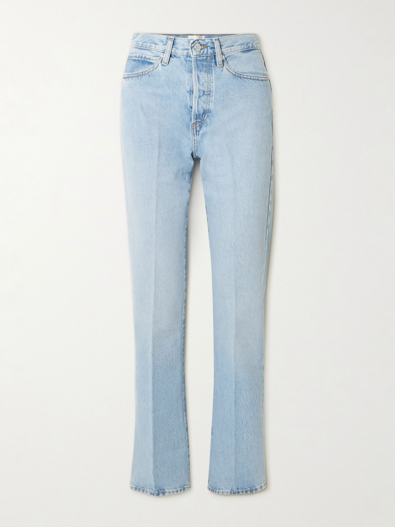 The Vertical high-rise straight-leg jeans Light denim - 1