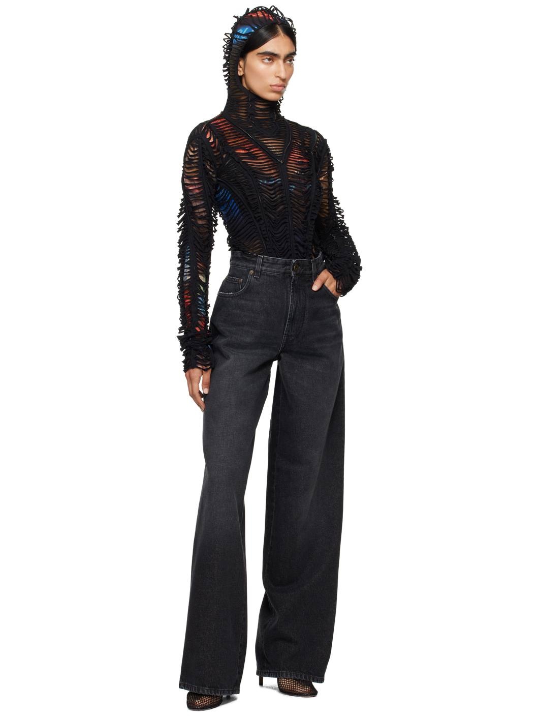 Black 'The Body Marinière' Jeans - 4