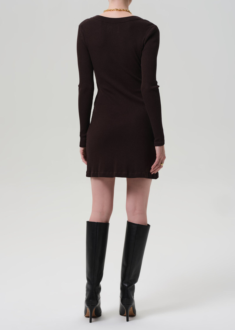 Nali Mini Dress In Chocolate 3