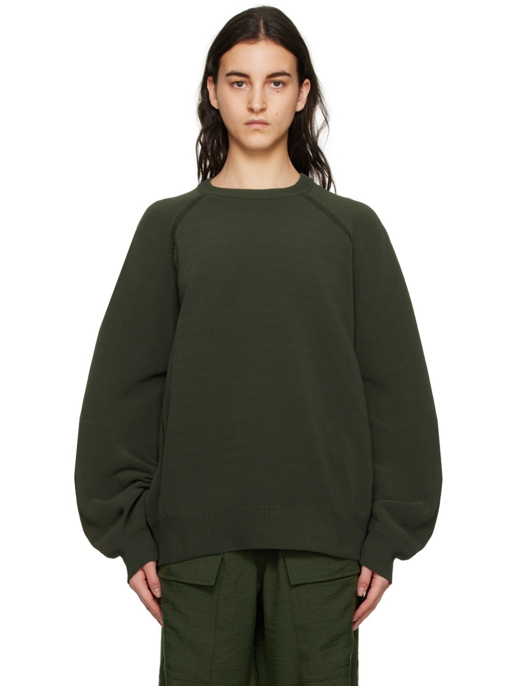 Green Classic Sweater - 1