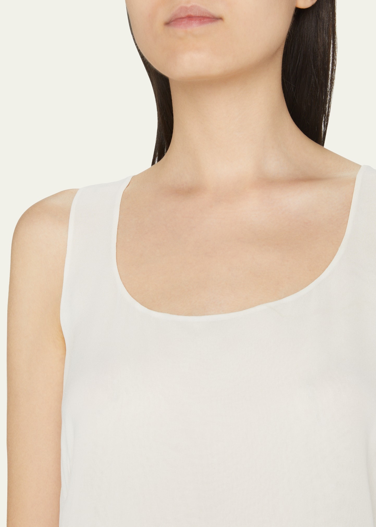 Sleeveless Silk Shell - 5