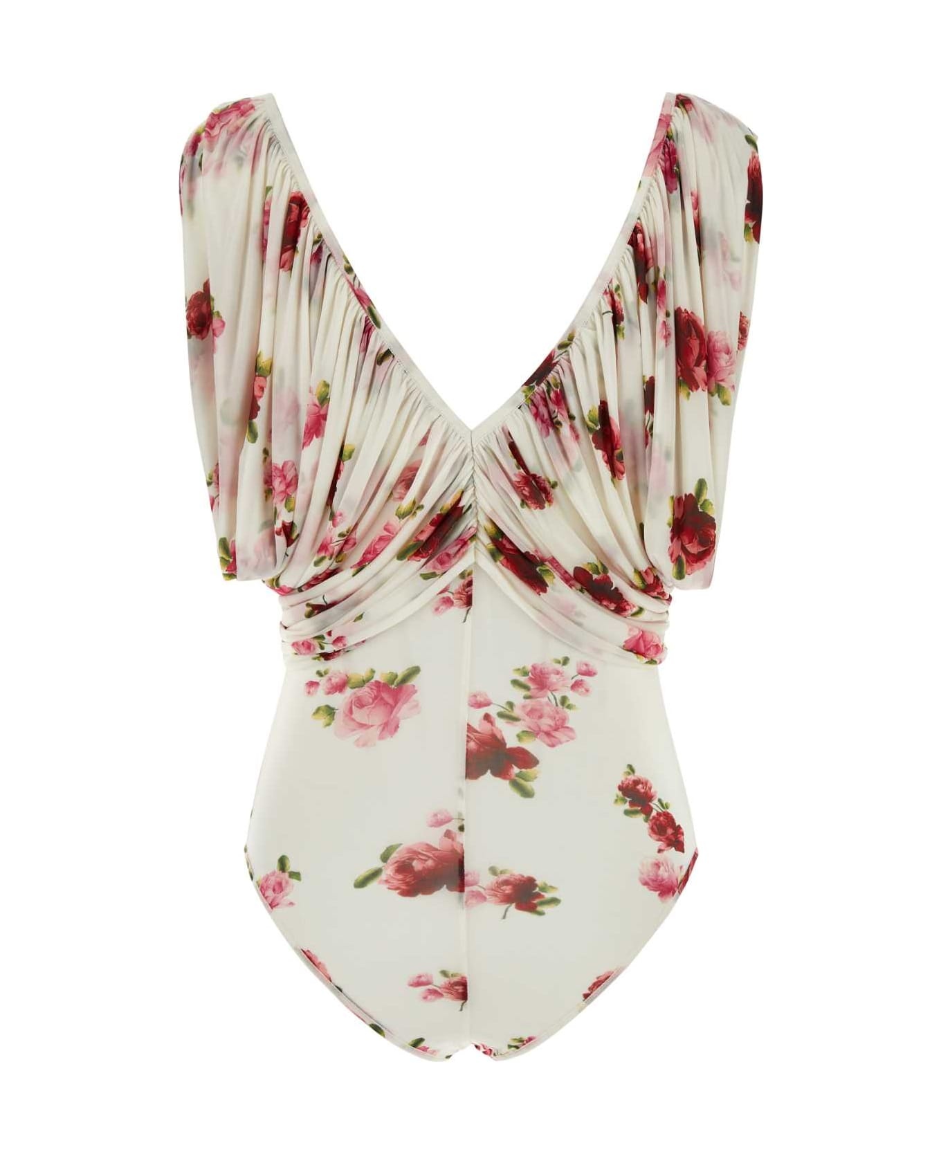 Printed Jersey Bodysuit - 2