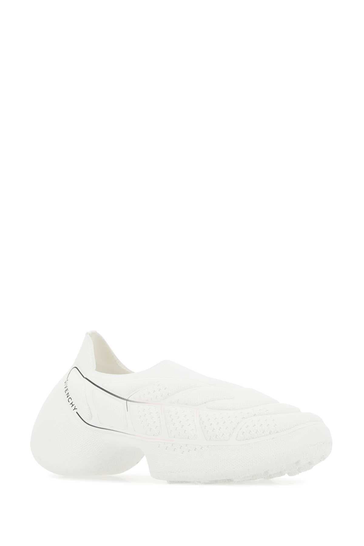 Givenchy Women White Fabric Tk-360+ Slip Ons - 2