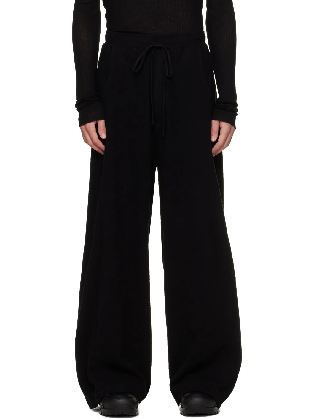 Black Dk Wide Sweatpants - 1