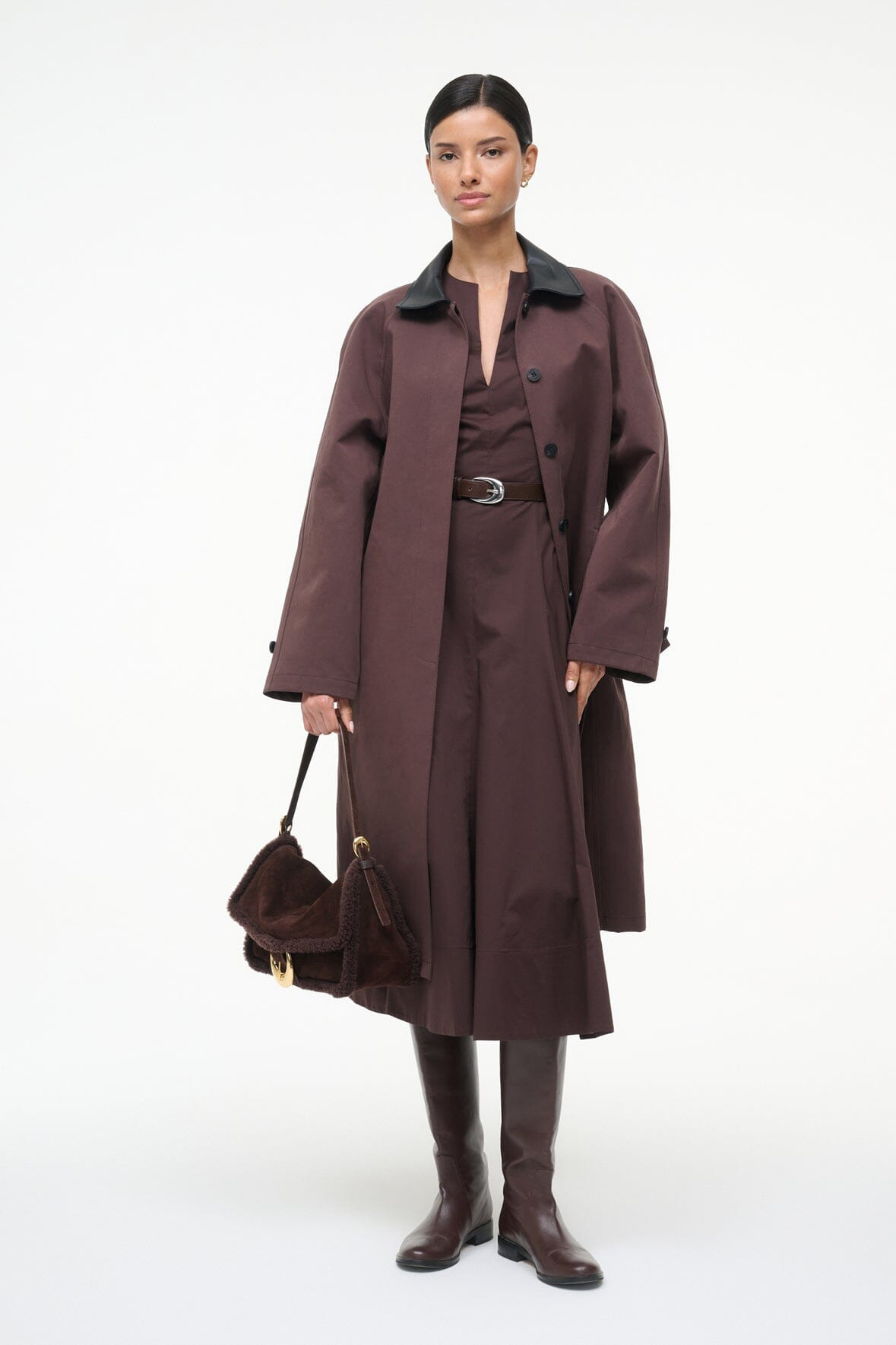 STAUD FRANCES DRESS EARTH - 6