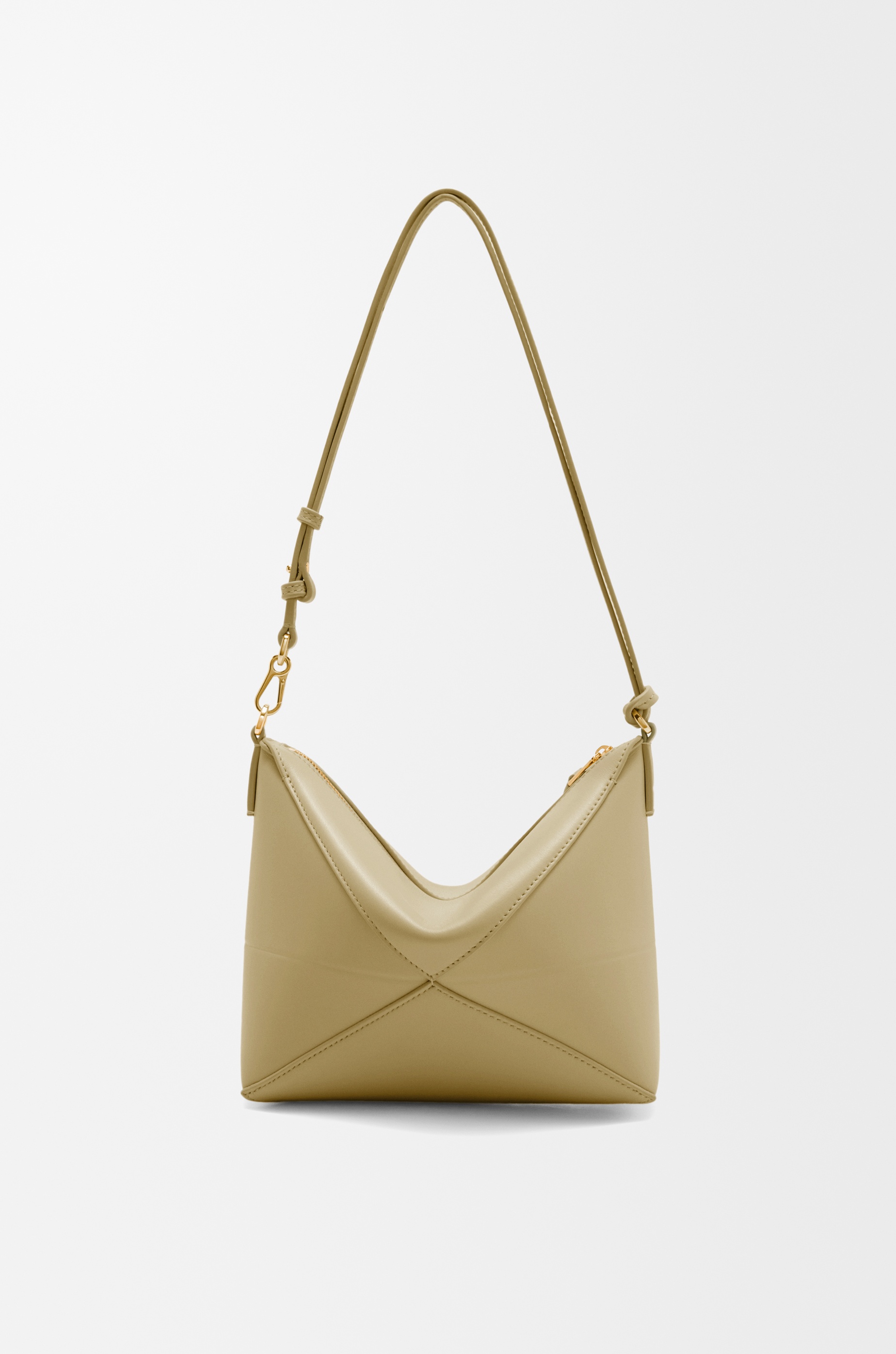 Puzzle Fold pouch in shiny nappa calfskin - 7