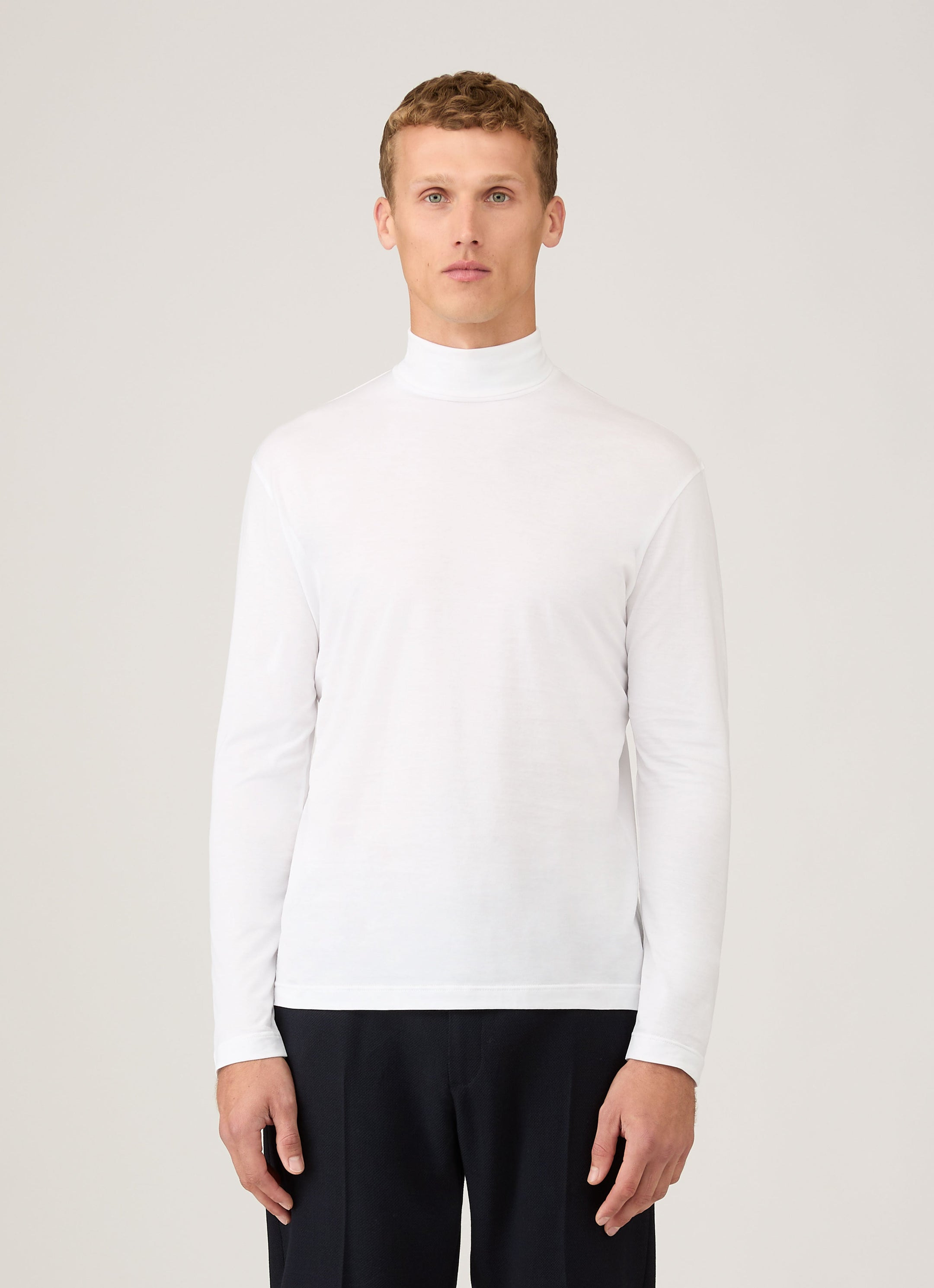 Roll Neck Heavyweight T‑shirt - 2