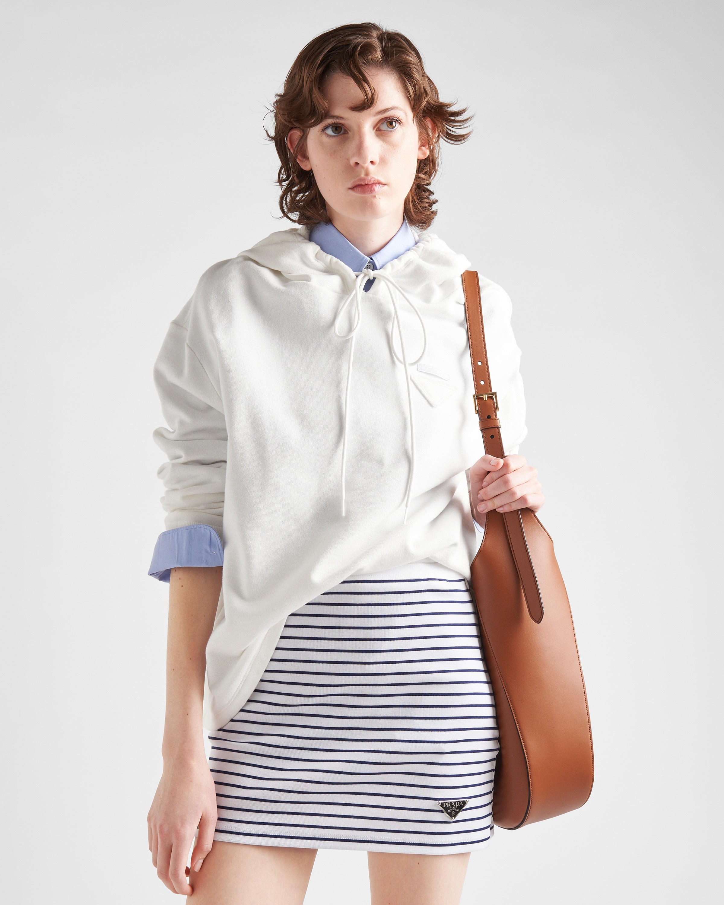 Printed jersey miniskirt - 4