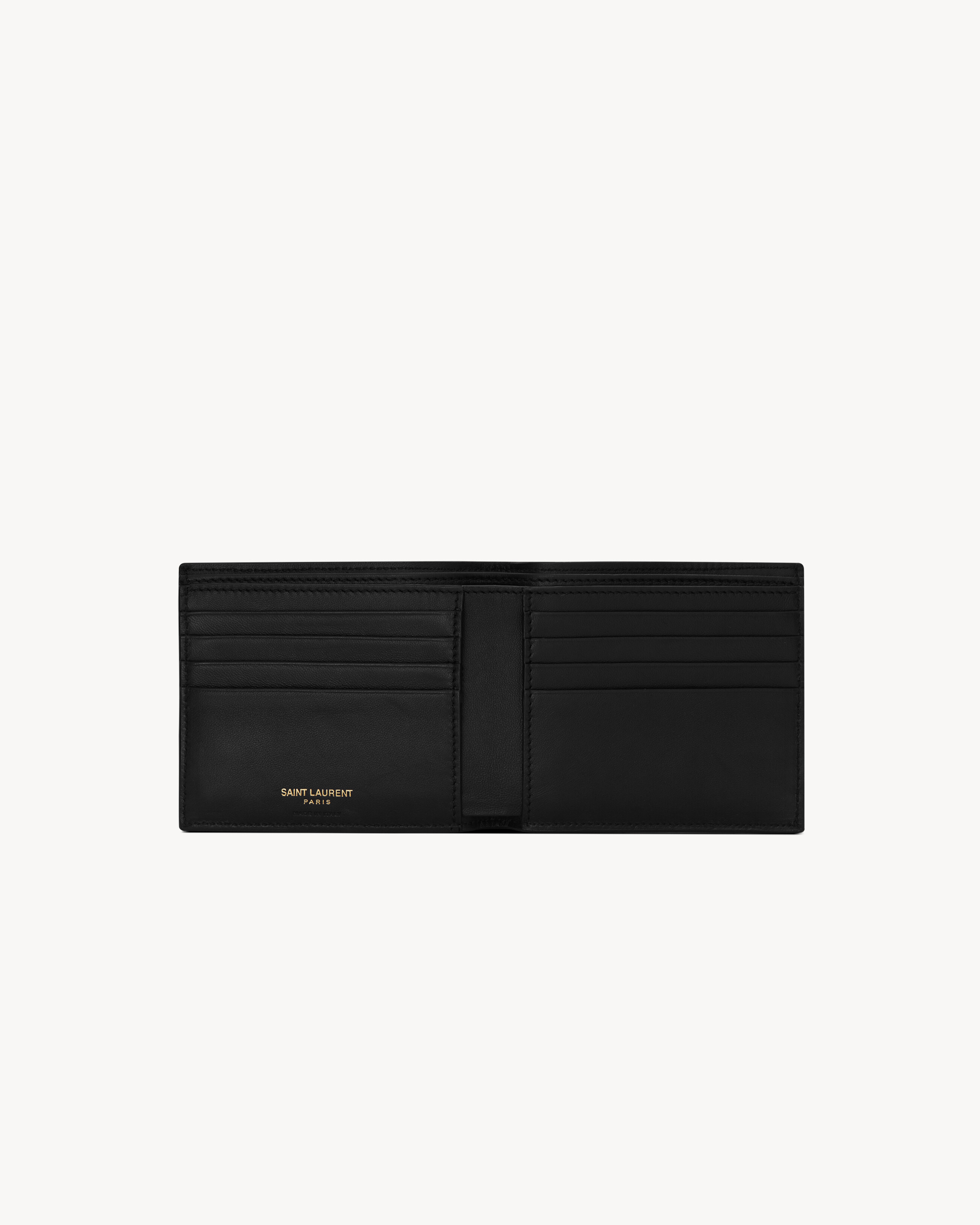 TINY CASSANDRE EAST/WEST WALLET IN CROCODILE-EMBOSSED MATTE LEATHER - 4