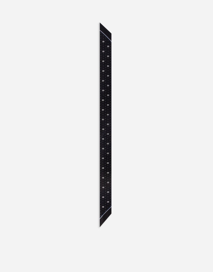 Cotton scarf with polka-dot print - 3