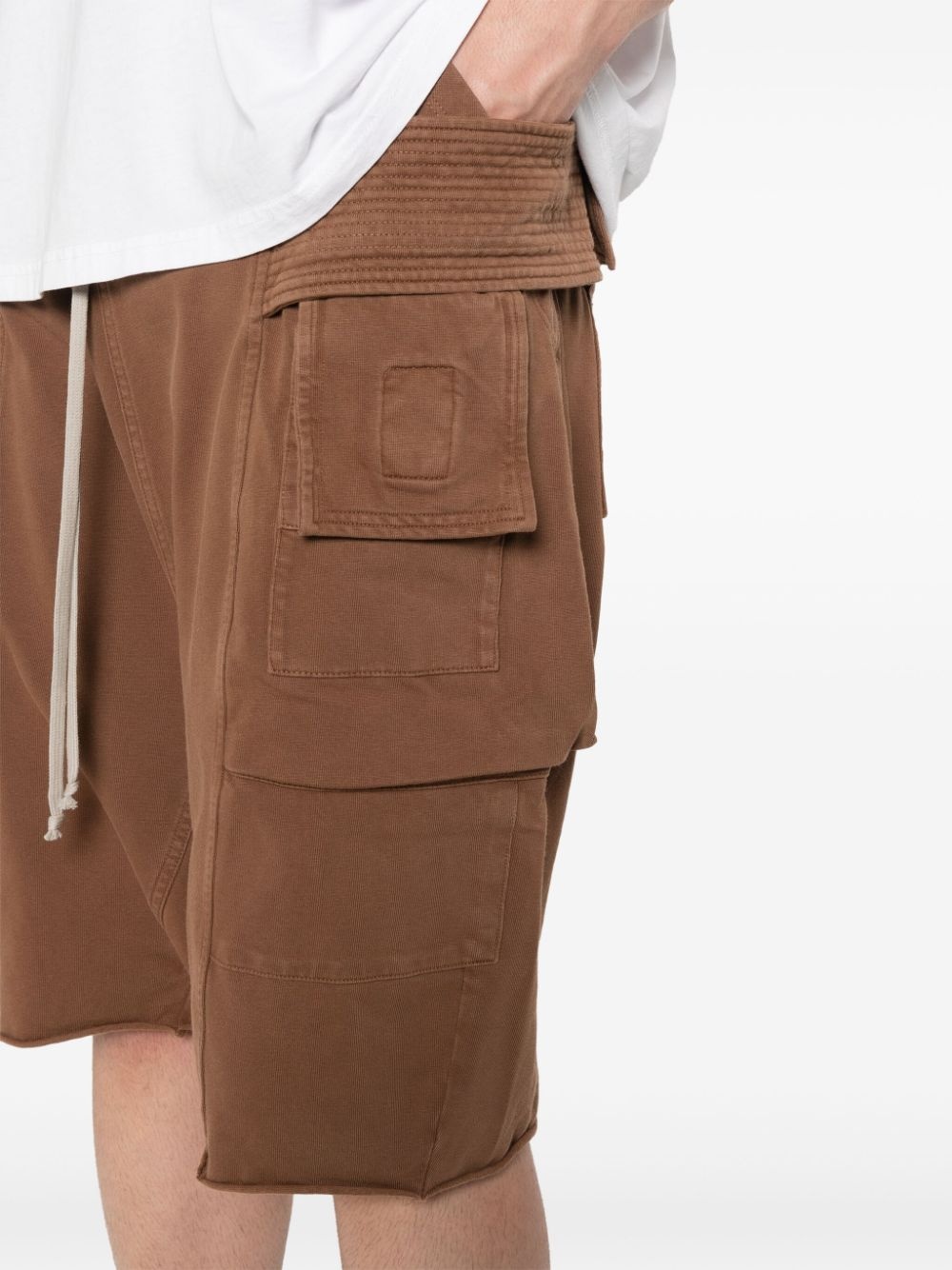 jersey cargo shorts - 5