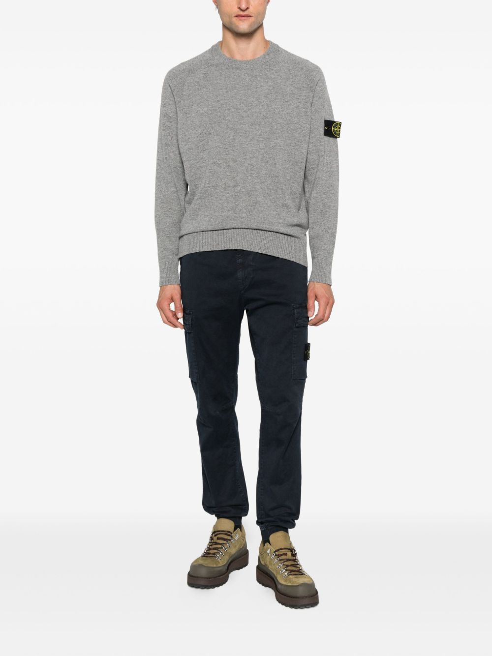 5100045 logo-appliqué wool sweater - 2