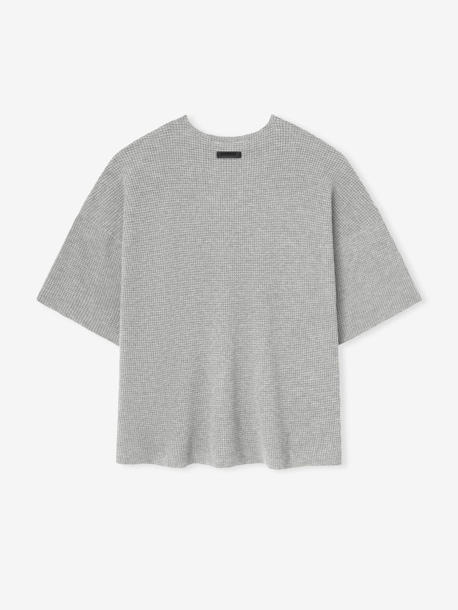 Waffle Short Sleeve Sweater - 3