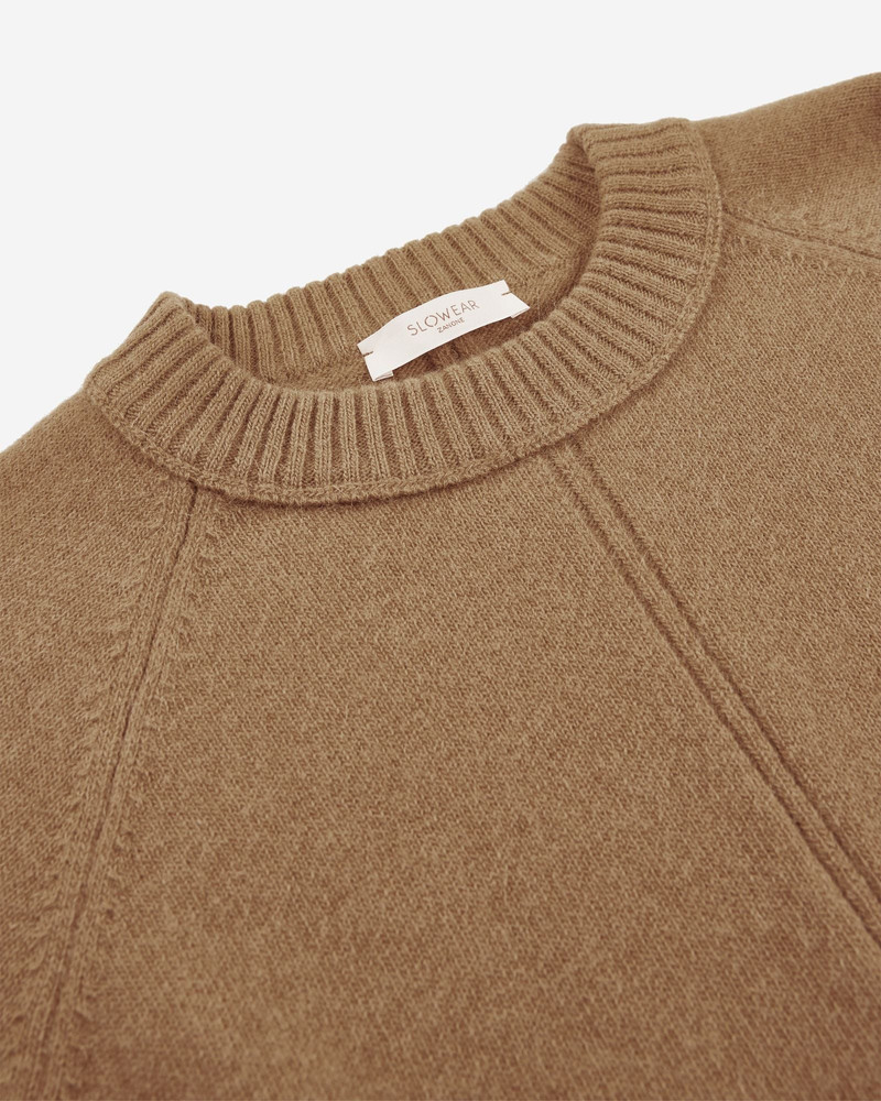Regular fit crewneck sweater in wool and Angora 6