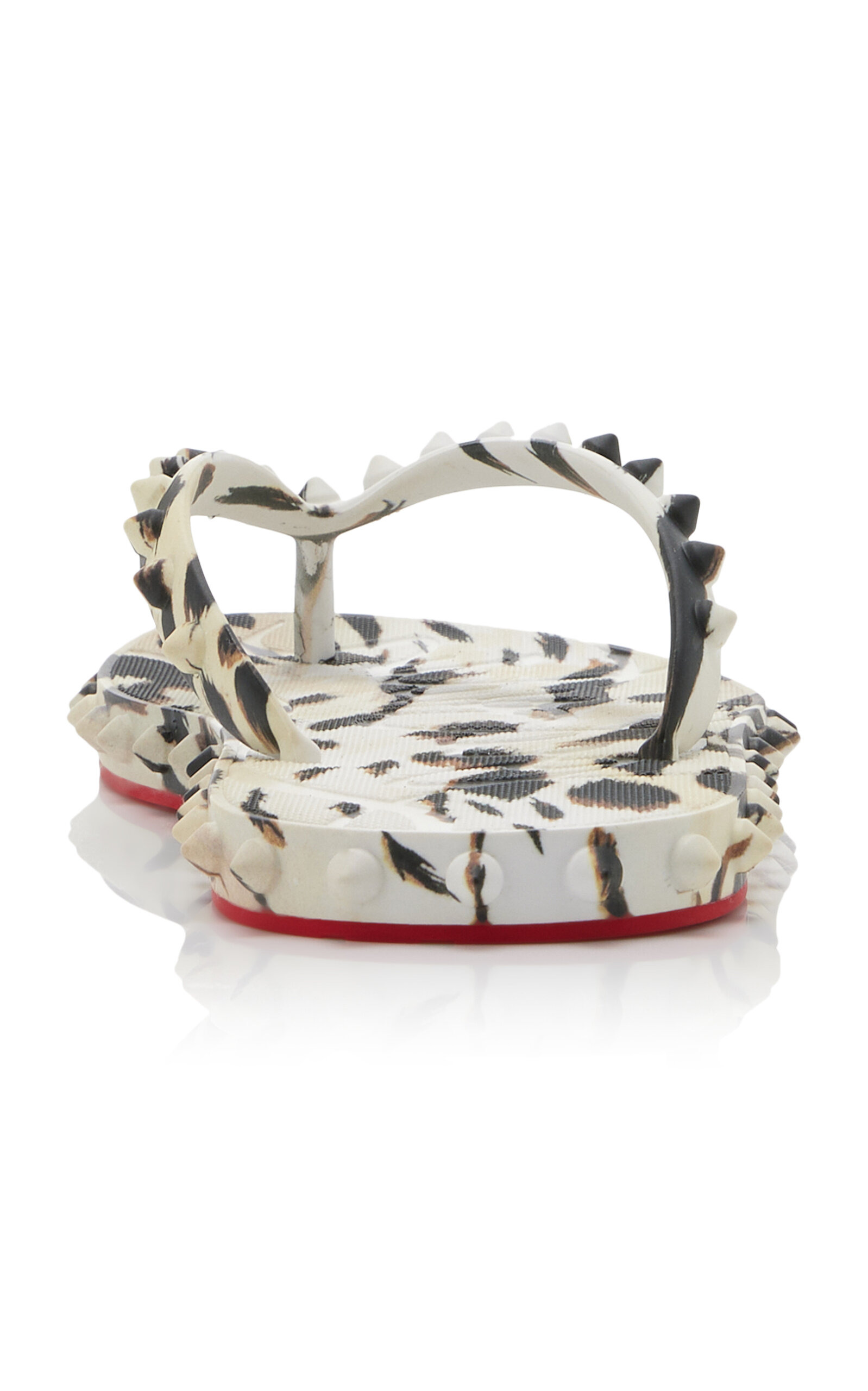 Super Loubi Studded Rubber Flip Flop Sandals multi - 6
