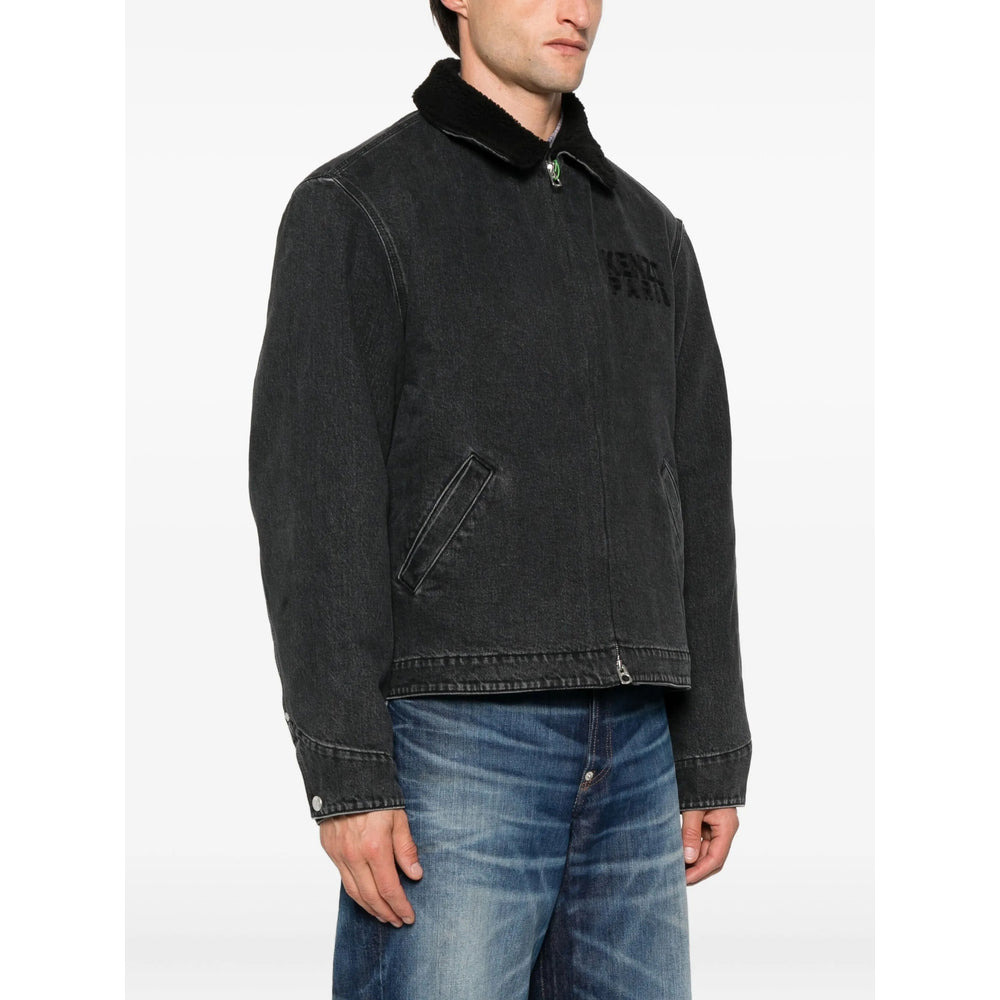 Kenzo Grey Jackets - Denim Jackets Men - 2
