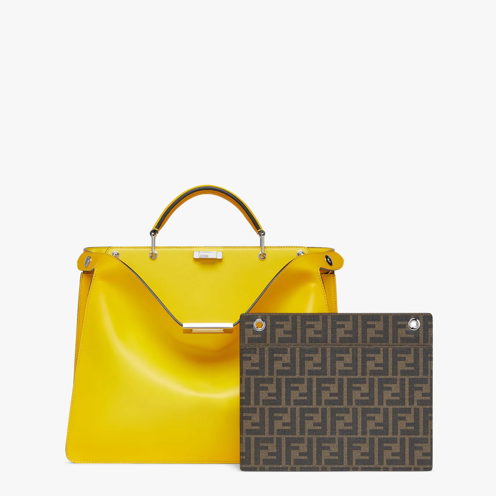 Yellow leather bag - 2