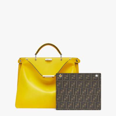 FENDI Yellow leather bag outlook
