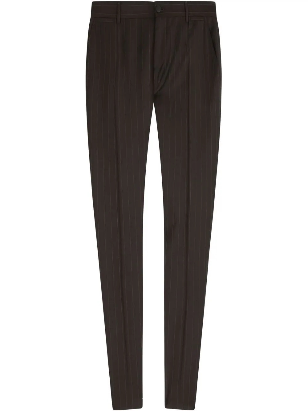 pinstriped tailored slim-fit trousers - 1