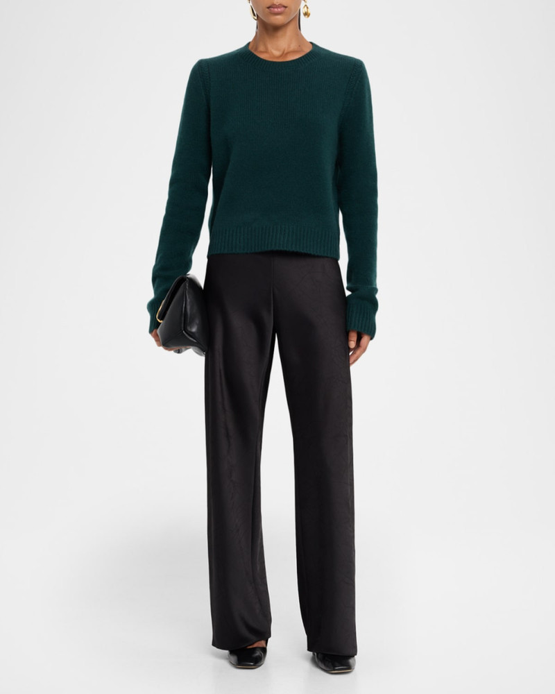 SABLYN Noa Cashmere Shrunken Crewneck Sweater outlook