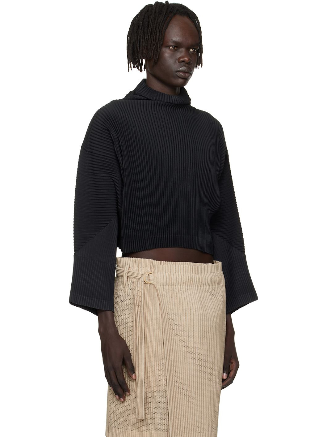 Black Monthly Color June Turtleneck - 2