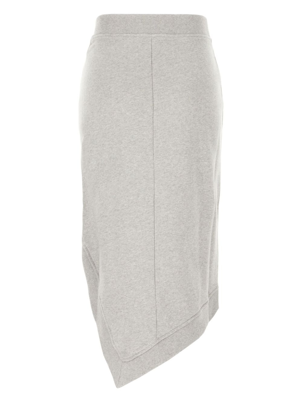 mélange-effect midi skirt - 2