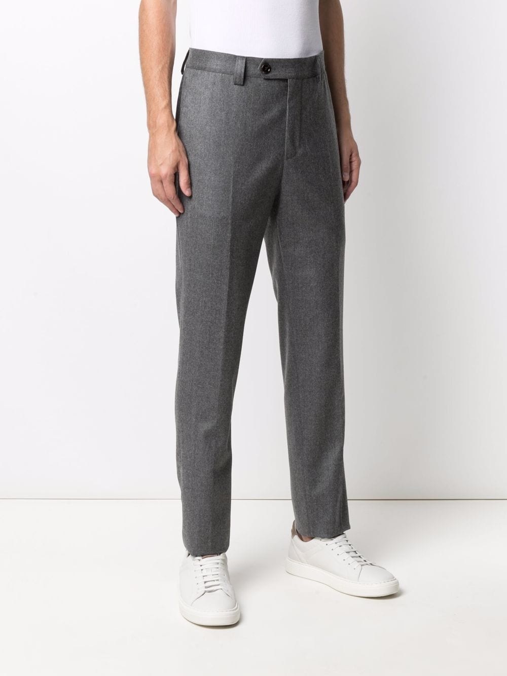 mid-rise slim trousers - 3