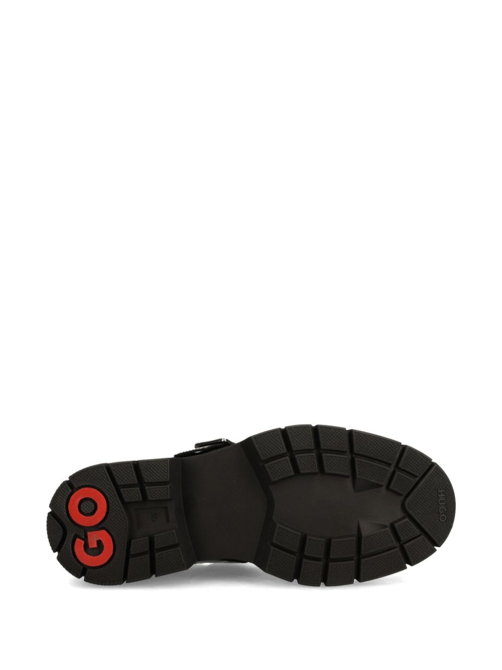 round-toe buckled brogues - 5