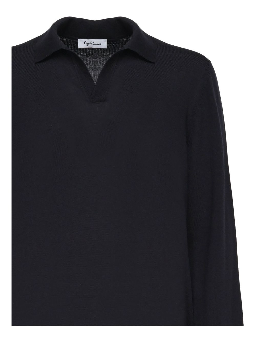 V-neck ribbed-hem sweater - 3