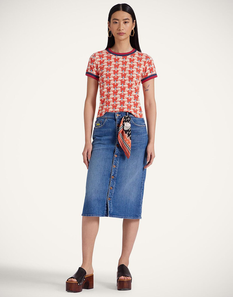 Itty Bitty Double Binding Ringer T-Shirt 6
