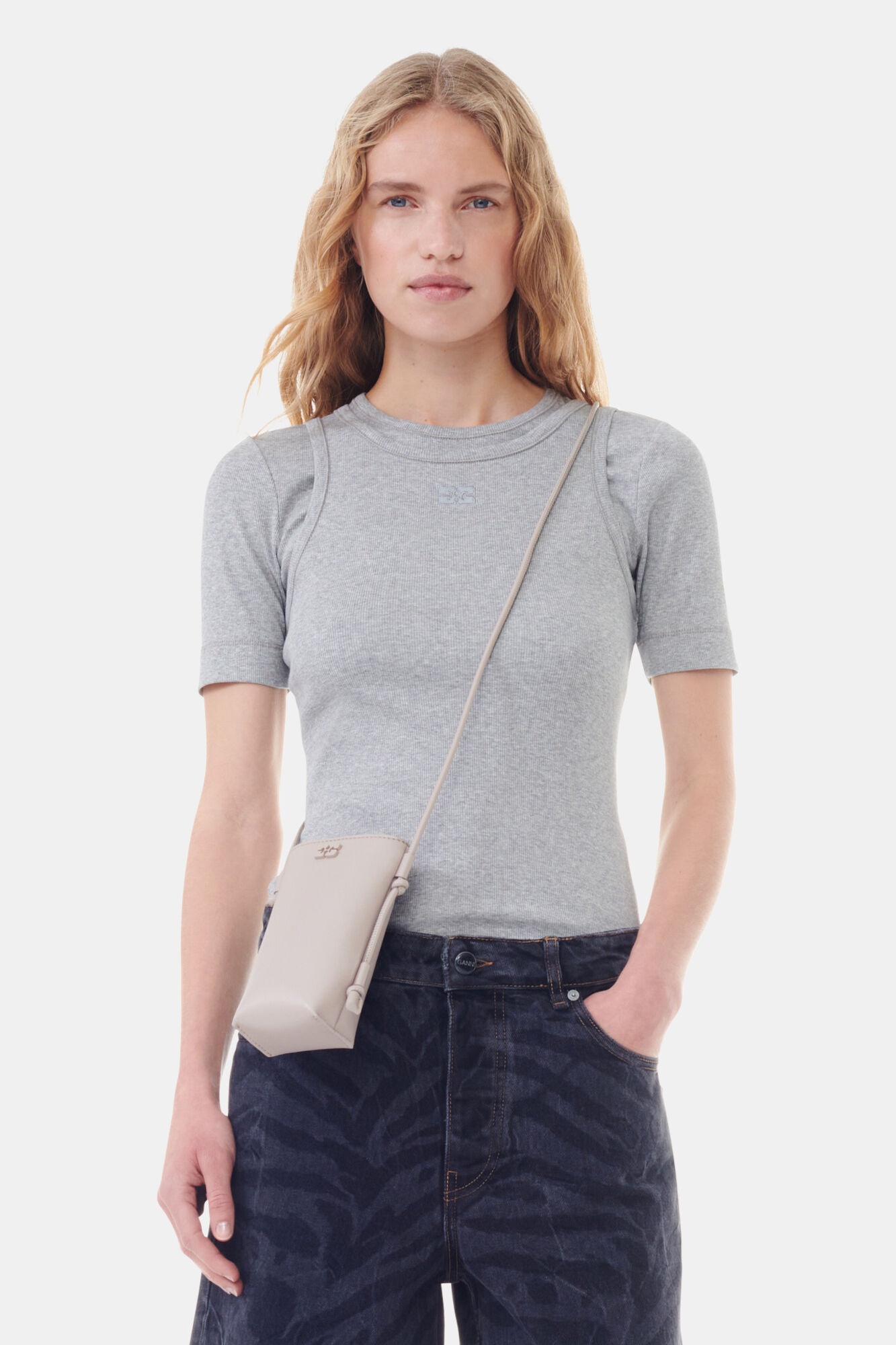 LIGHT GREY BOU CROSSBODY - 3