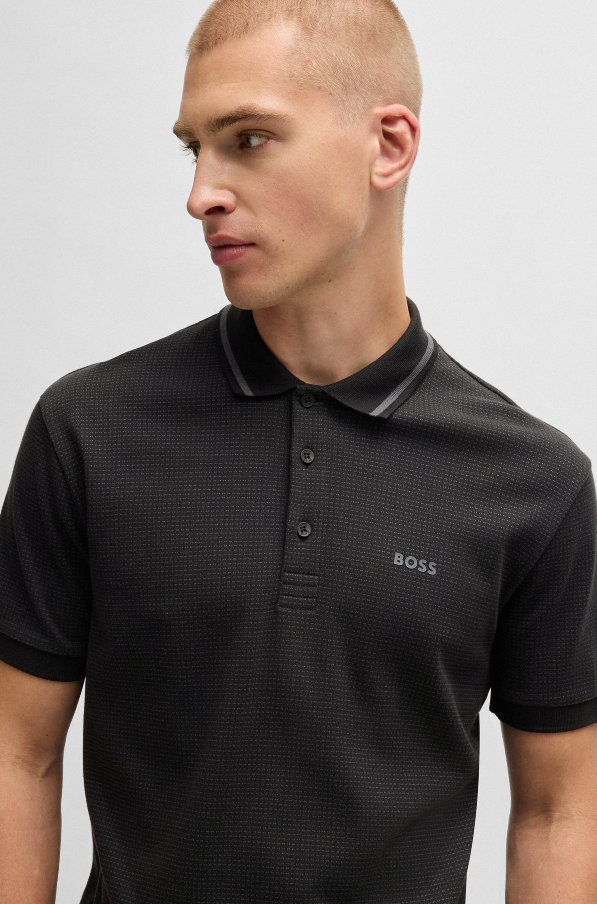 PADDY POLO SHIRT IN COTTON JACQUARD - 3