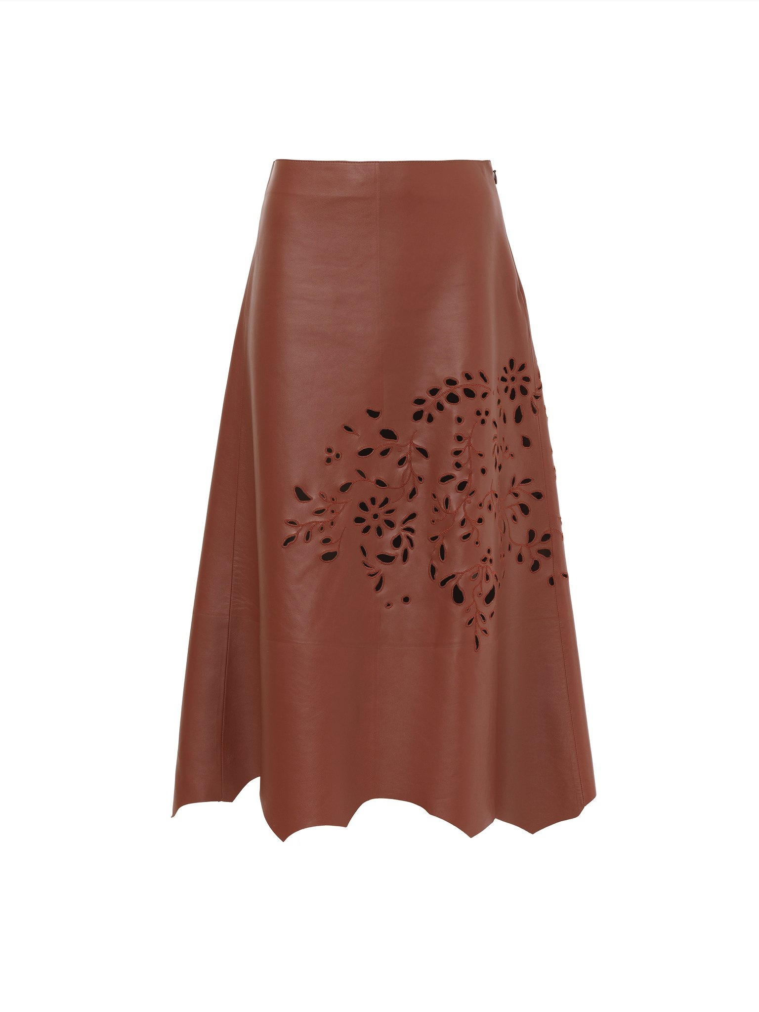 FLARED MID-LENGTH SKIRT - 1