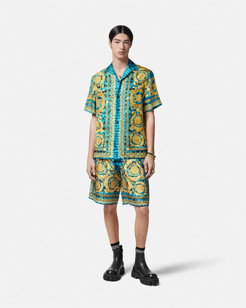 VERSACE Baroccodile Silk Shirt outlook