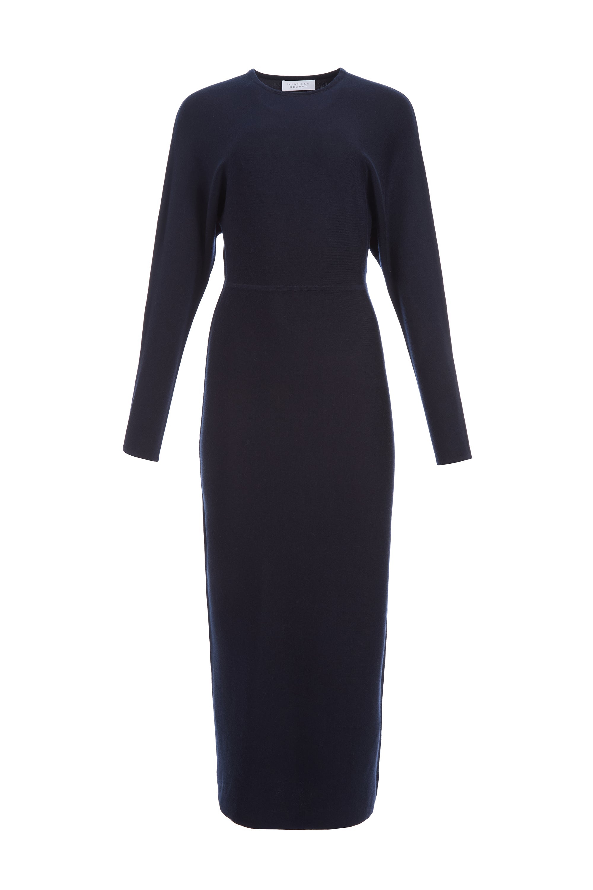 Semaine Knit Dress in Navy Cashmere Silk - 1