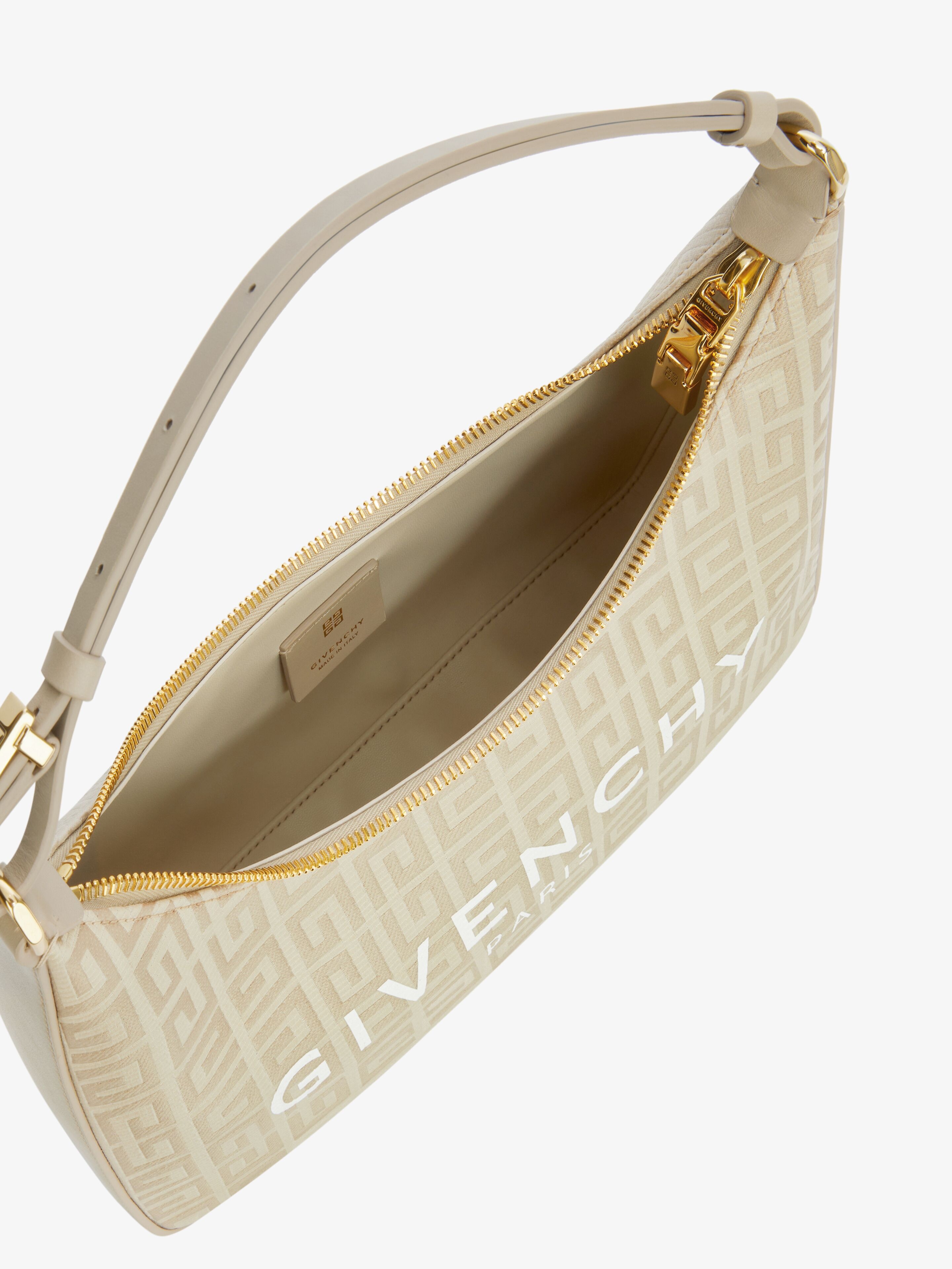 SMALL MOON CUT OUT BAG IN 4G COATED CANVAS - 5