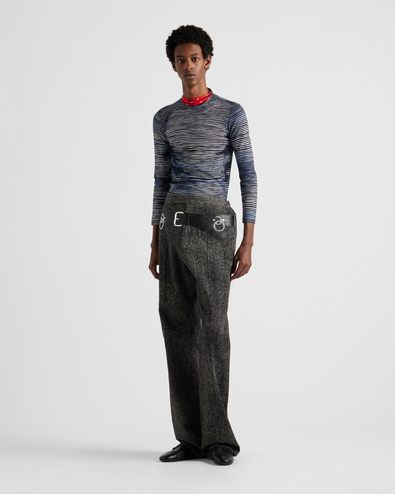 Prada Cotton turtleneck sweater outlook