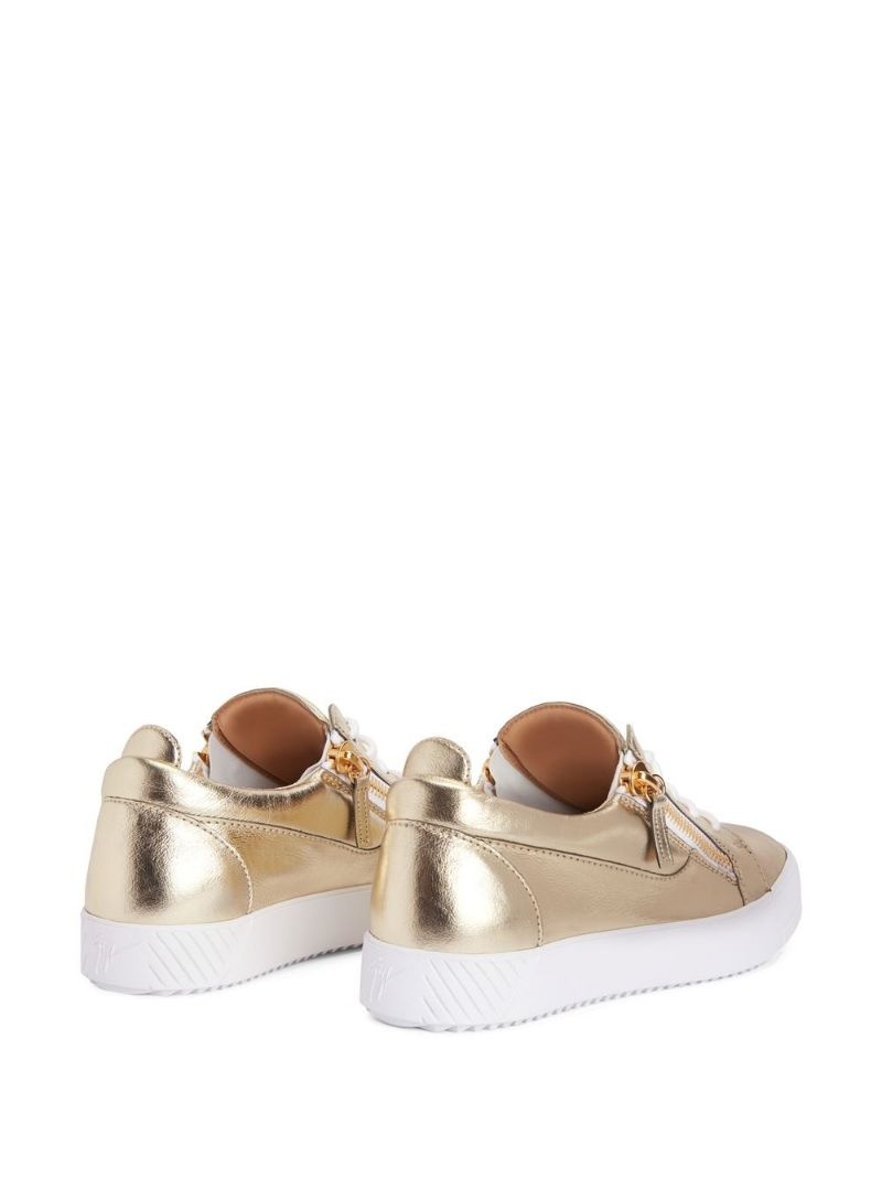 Nicki metallic-finish sneakers - 3