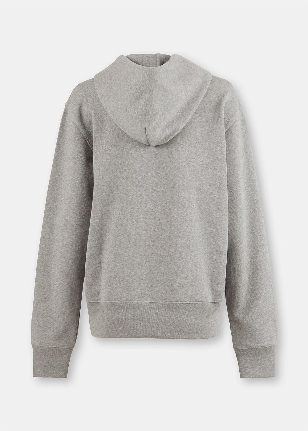 Light Grey Face Patch Hoodie - 6