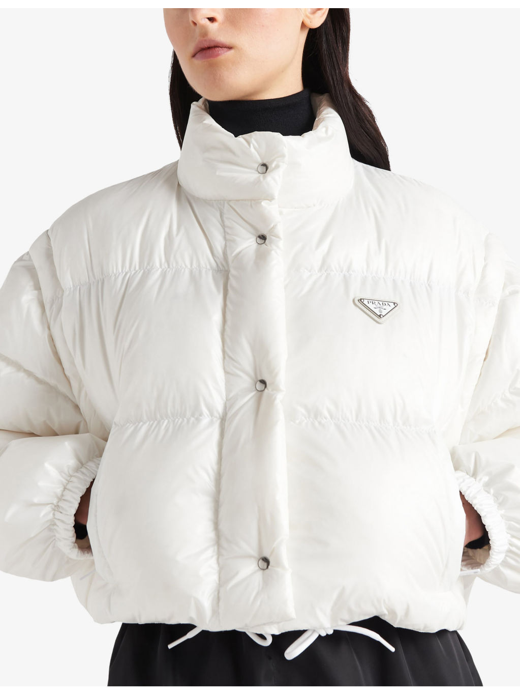 Re-Nylon cropped nylon jacket - 3