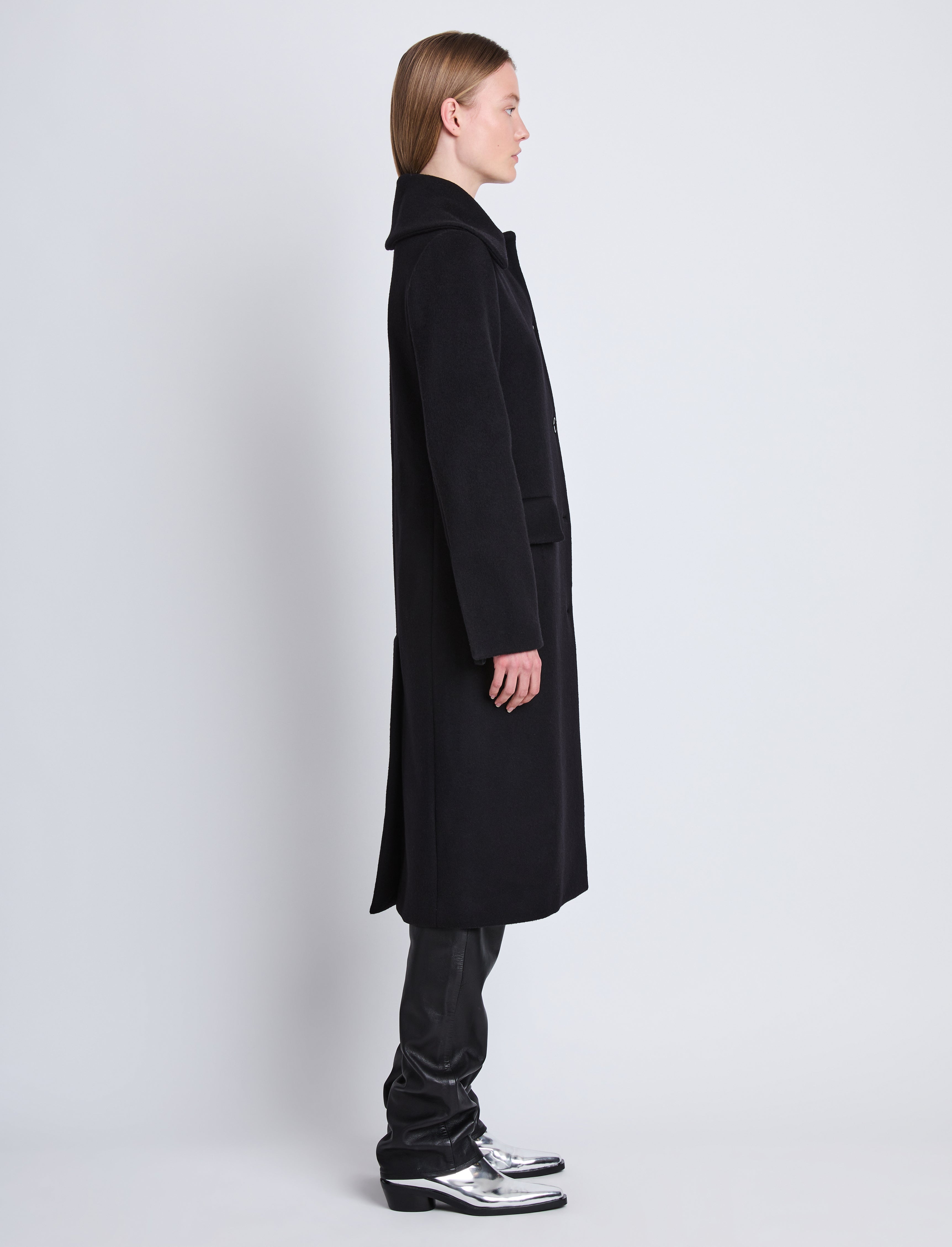 Louise Coat in Wool Cashmere - 3