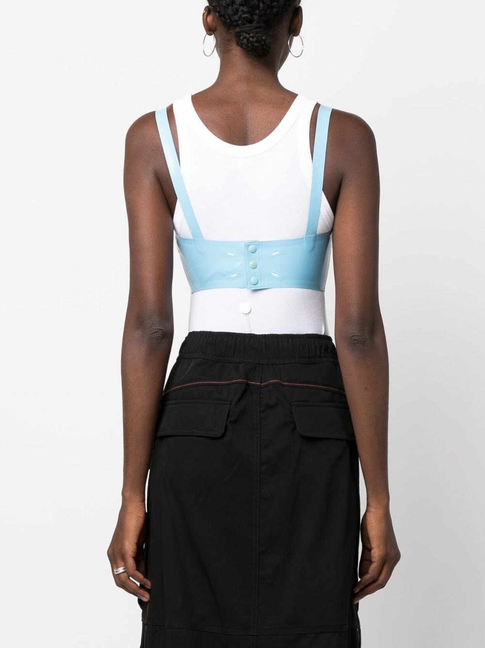 rubber cropped top - 4