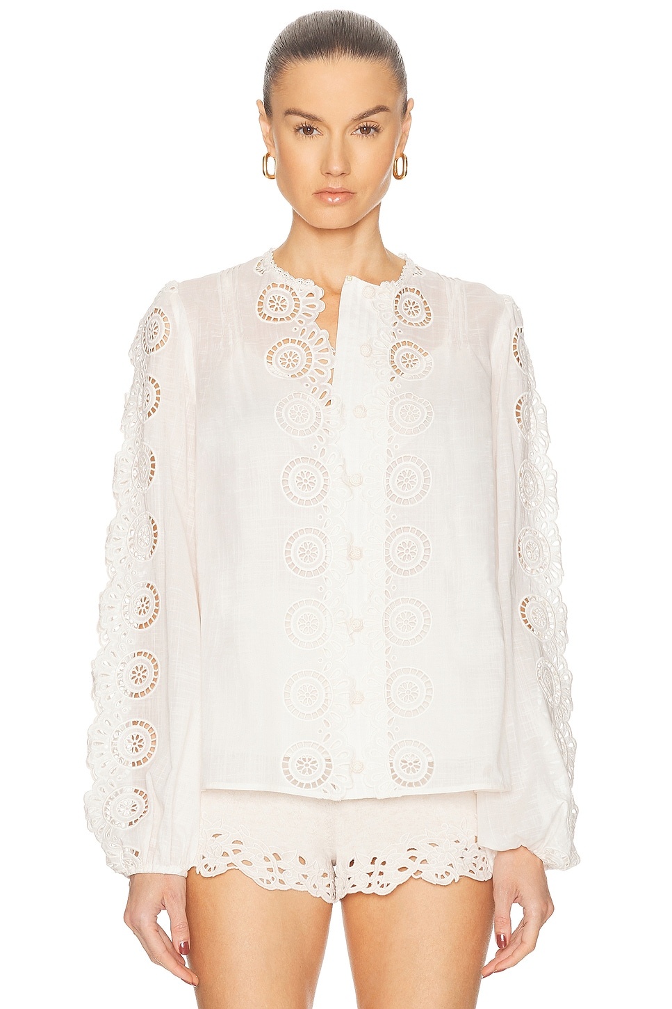 Lucky Embroidered Blouse - 2