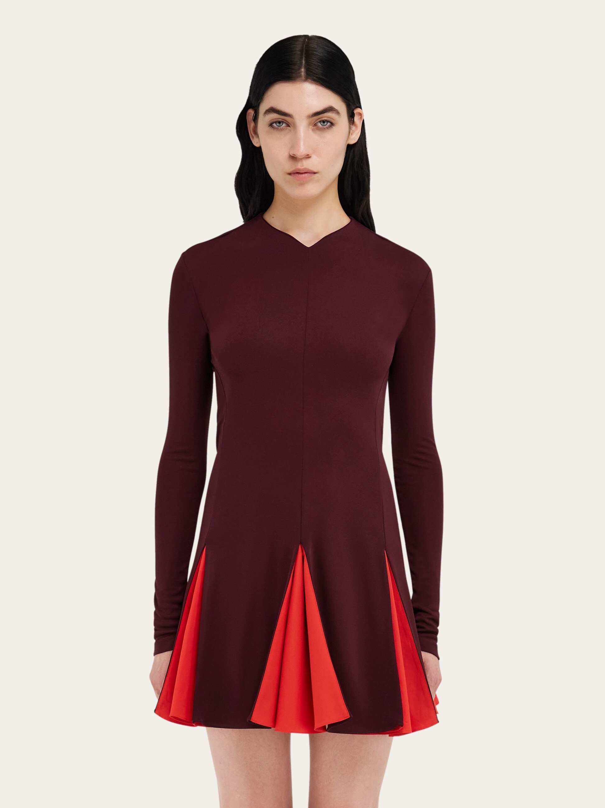 Colors block skater dress - 2