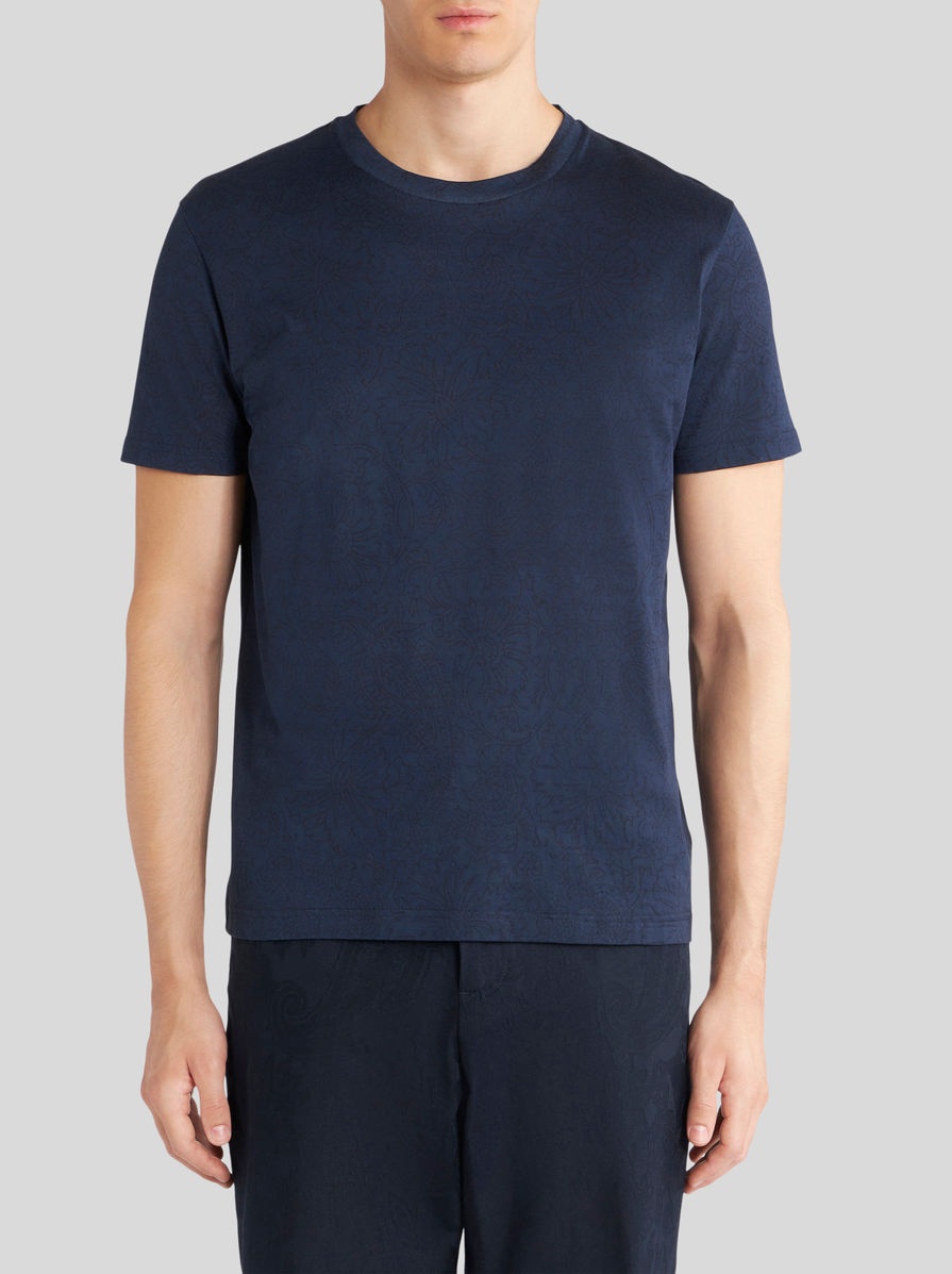 BANDANA PRINT JERSEY T-SHIRT - 2